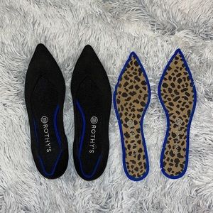 Rothy’s black pointed toe size 11.5